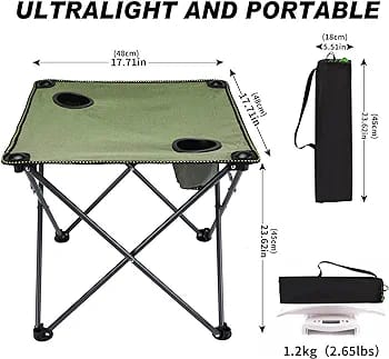 Folding Camping Table, Outdoor Mini Folding