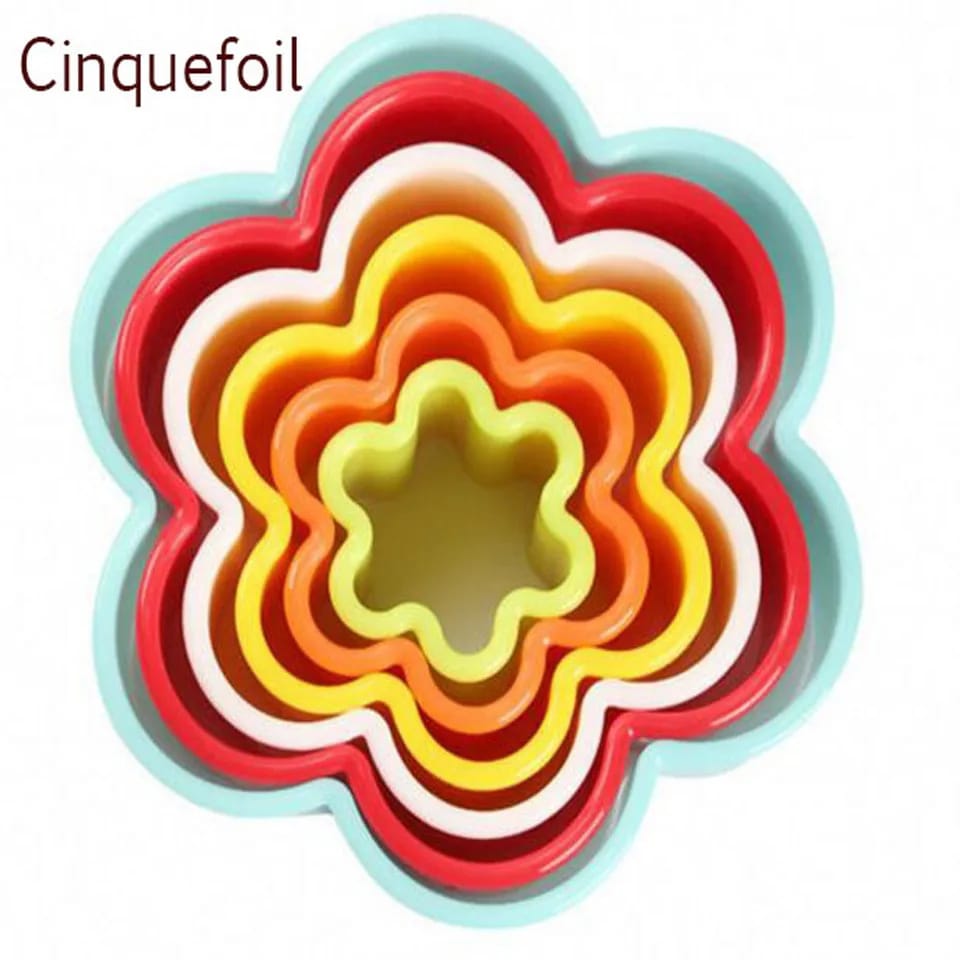 Silicon cookie cutter set