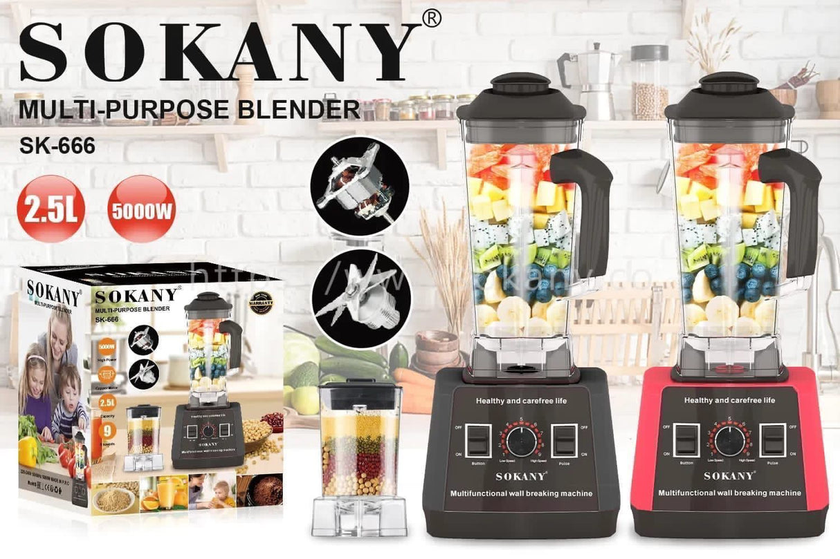 Sokany commercial blender.