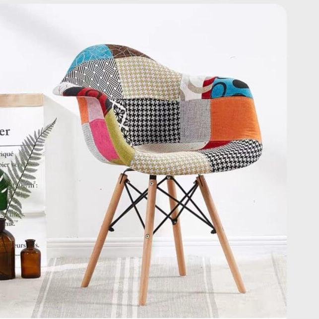 Patchwork Bucket Eames Chair