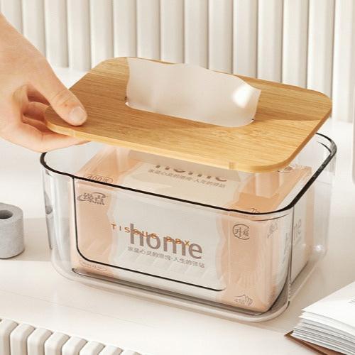 Luxury transparent tissue box