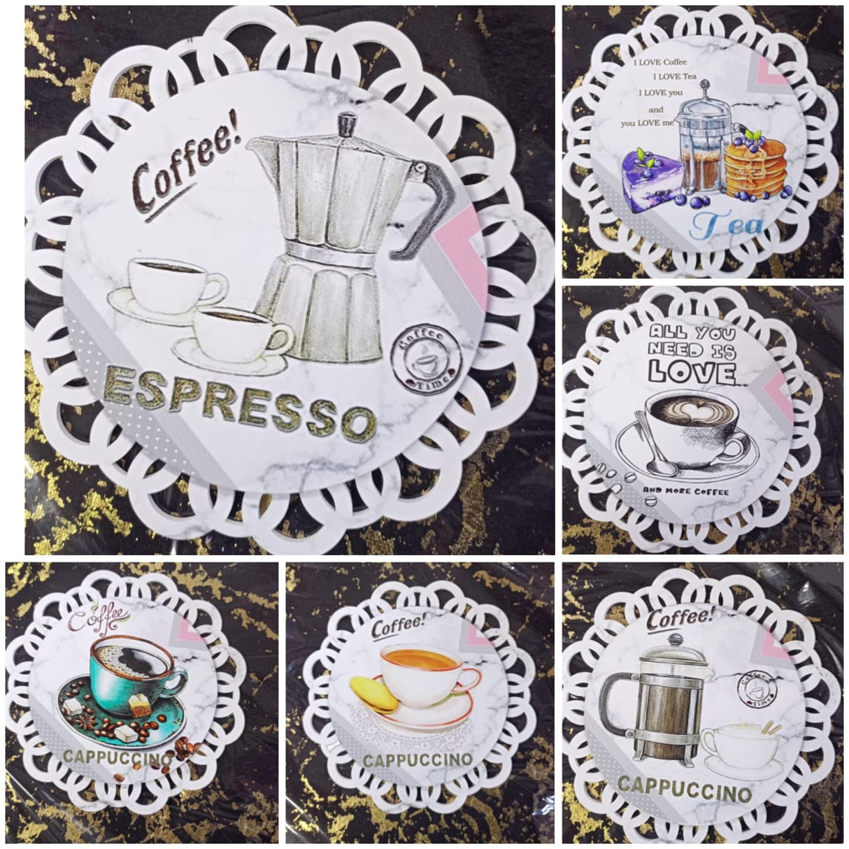 Wooden place mats (2 pc set)