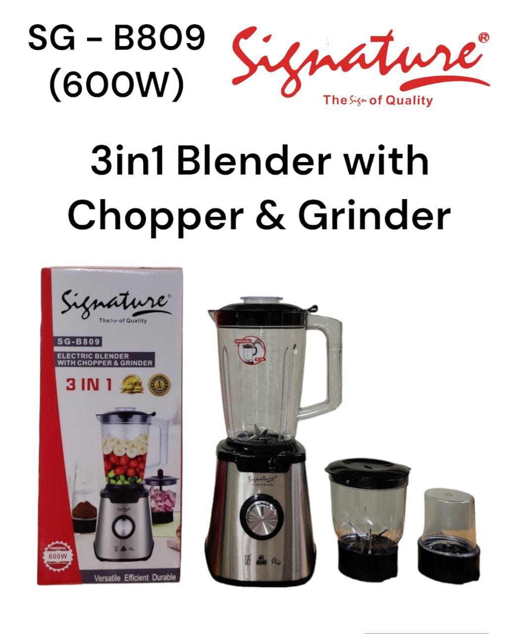 Signature stainless blenders