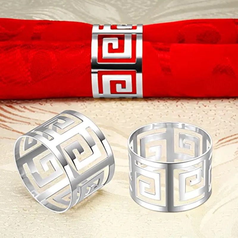 Napkin Rings For Dining Table.