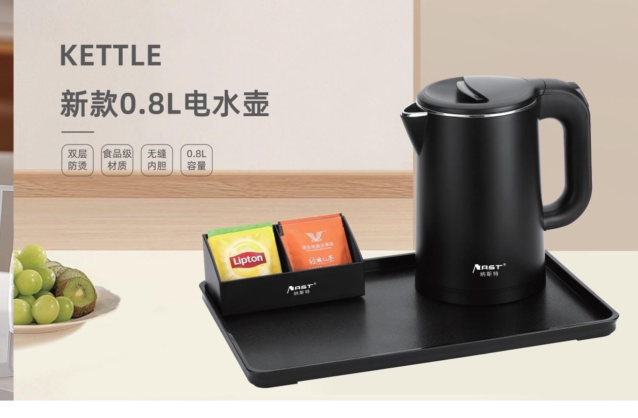 Premium Electric Kettle with tray.