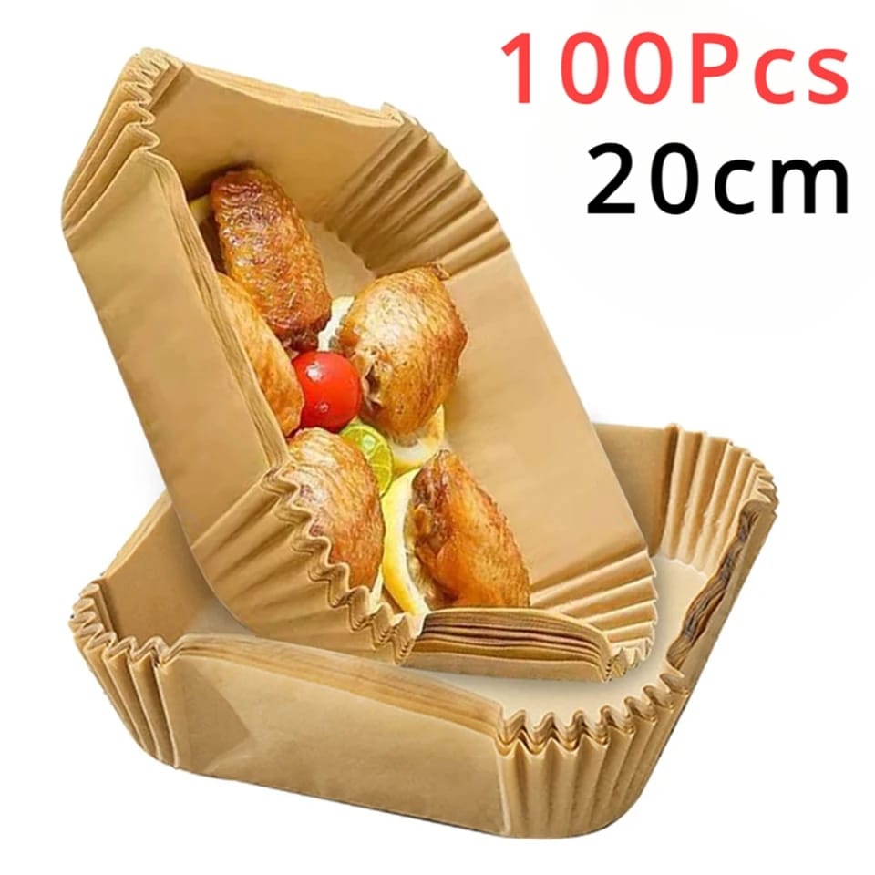 100pcs Disposable Air Fryer paper Parchment paper liners