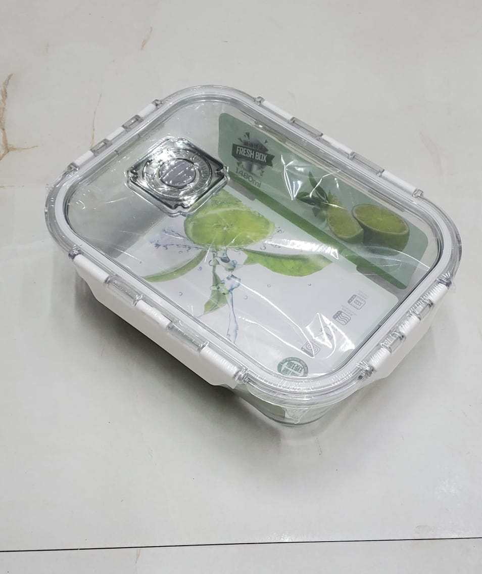 Glass lock snack box