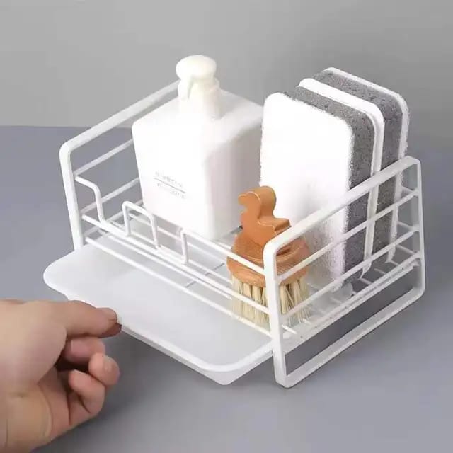Sink Caddy with Water Draining Tray