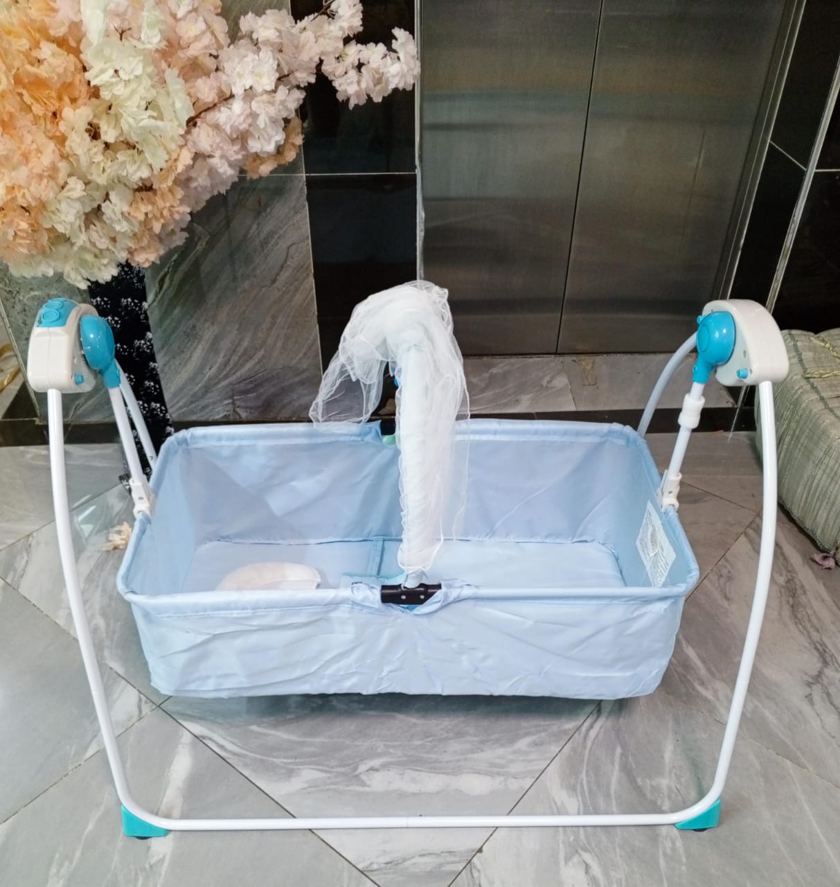 Bluetooth tooth enabled basinet