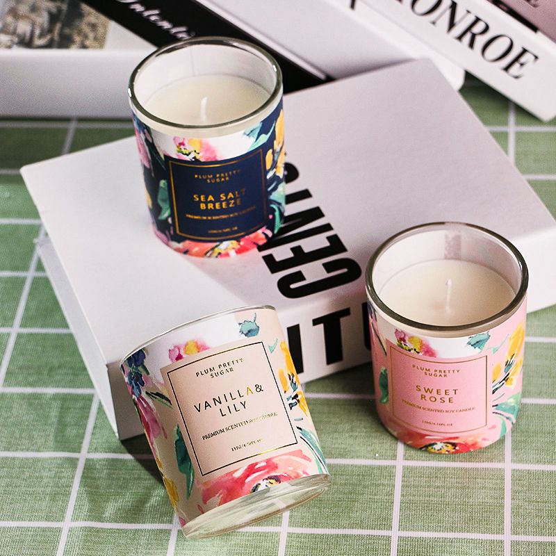 Botanical Scents Aromatherapy Scented Candles (set of 3 pieces)