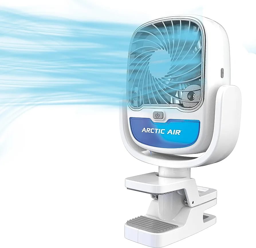 Rechargeable desktop fan