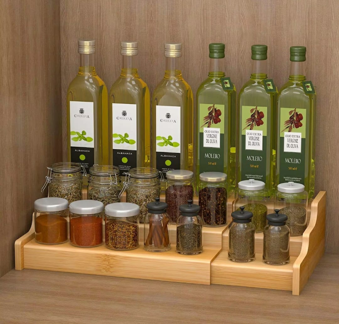3 tier Eexpandable spice //storage rack
