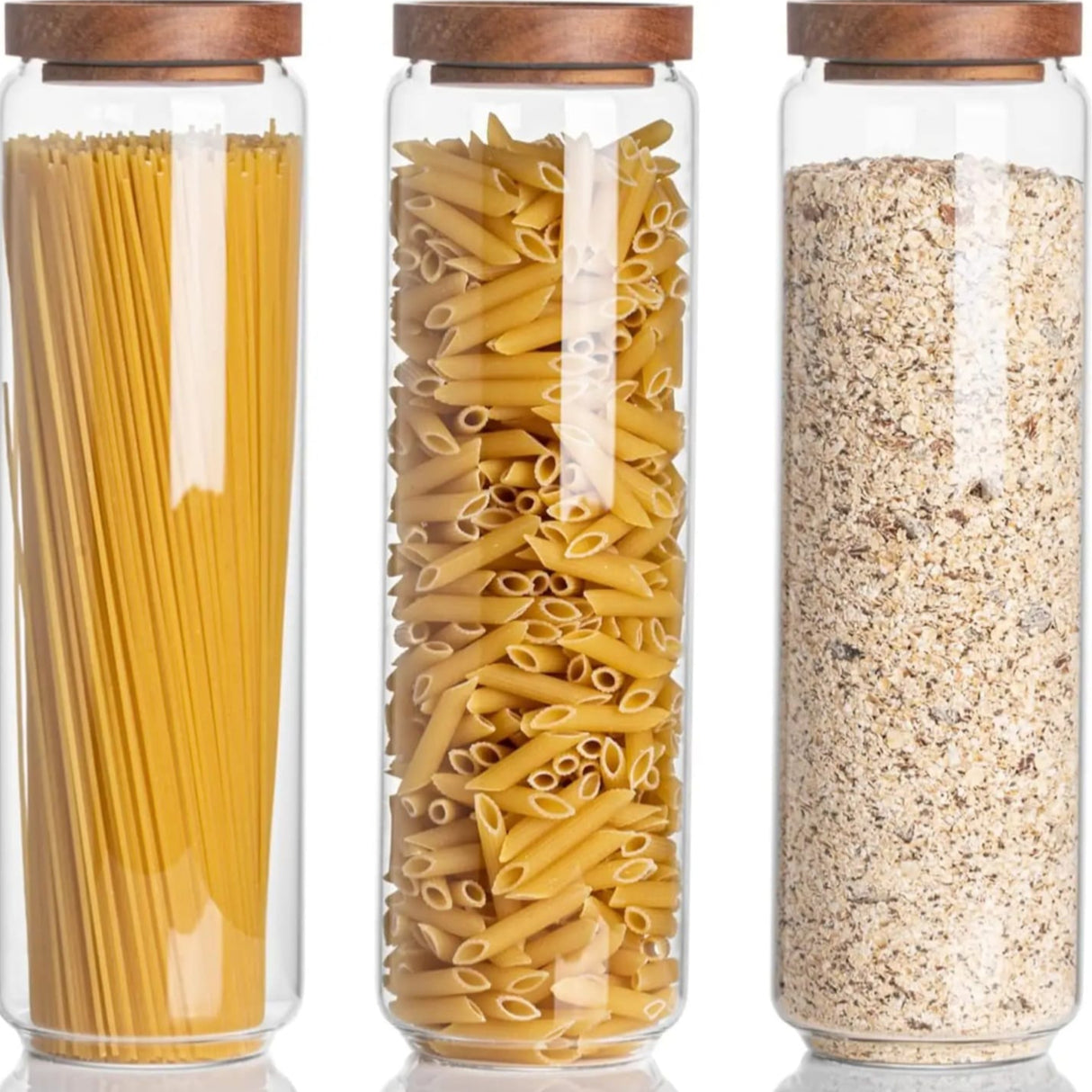 Borosilicate Glass Canister Airtight Kitchen Spaghetti Food Storage Jar Glass Storage Tank