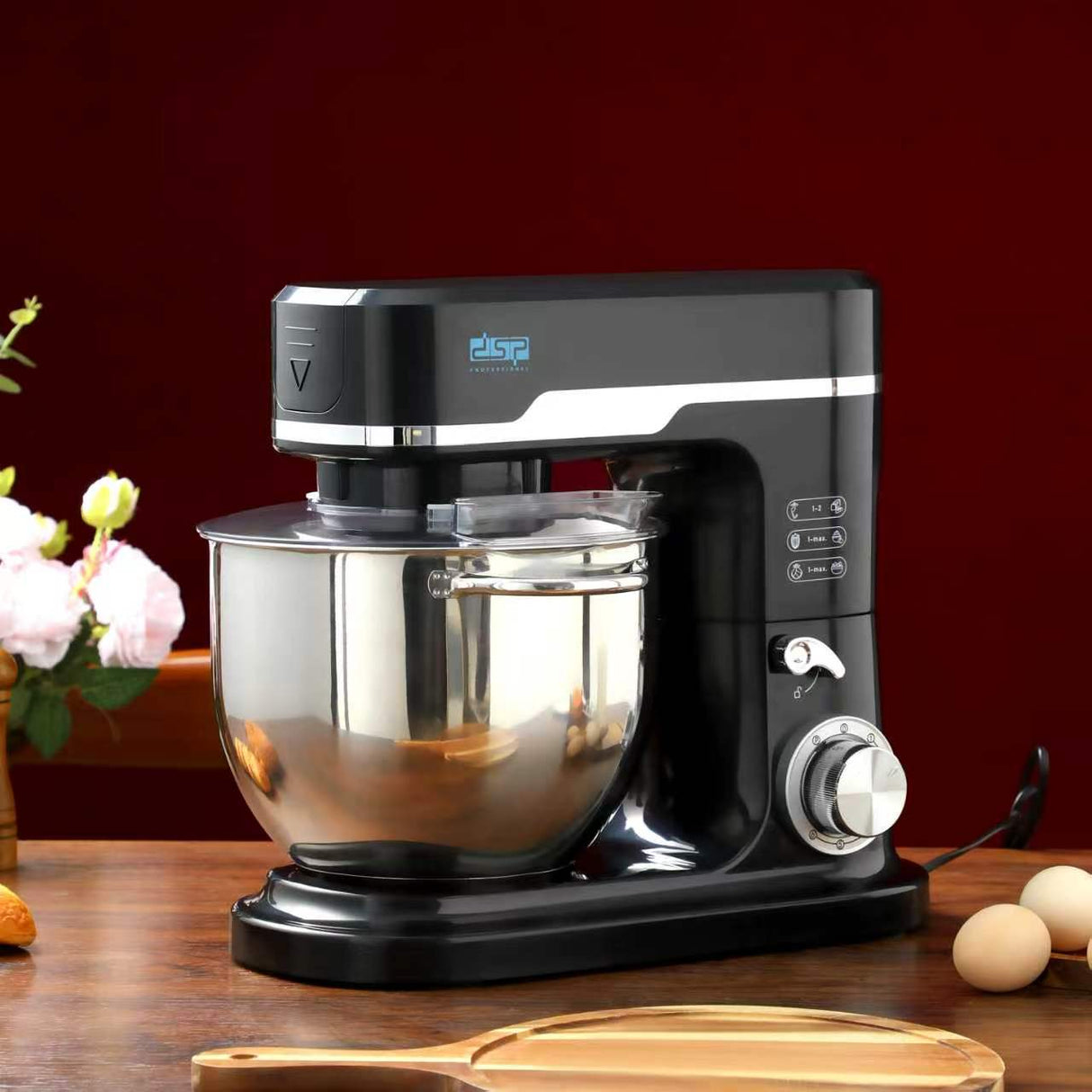 DSP Stand Mixer – 7.0L 1500W Planetary Stand Mixer with 6 Speeds & Pulse Function