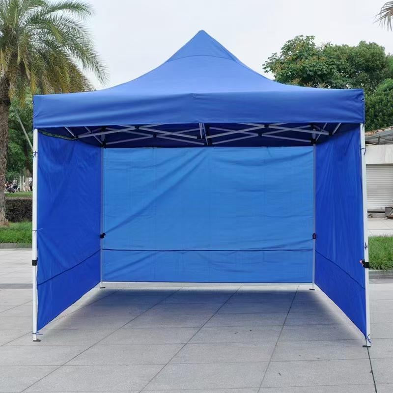 Outdoor Wind 3 x 3m Pop Up Canopy with Sidewalls, Heavy Duty Commercial Instant Canopy Gazebo Tent for Deck, Party, Camping, Backyard, Playground.
