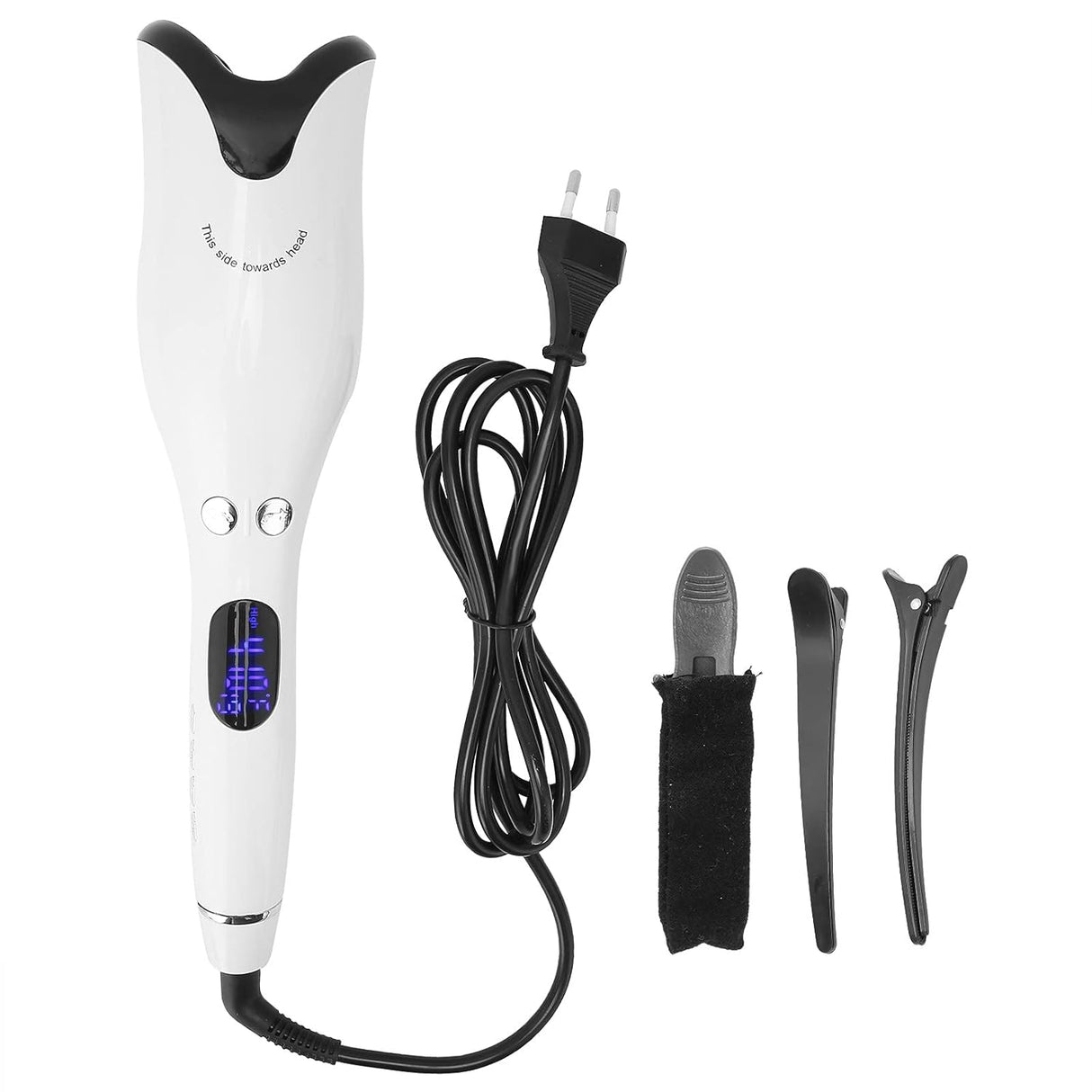 Hair spin and curl tool