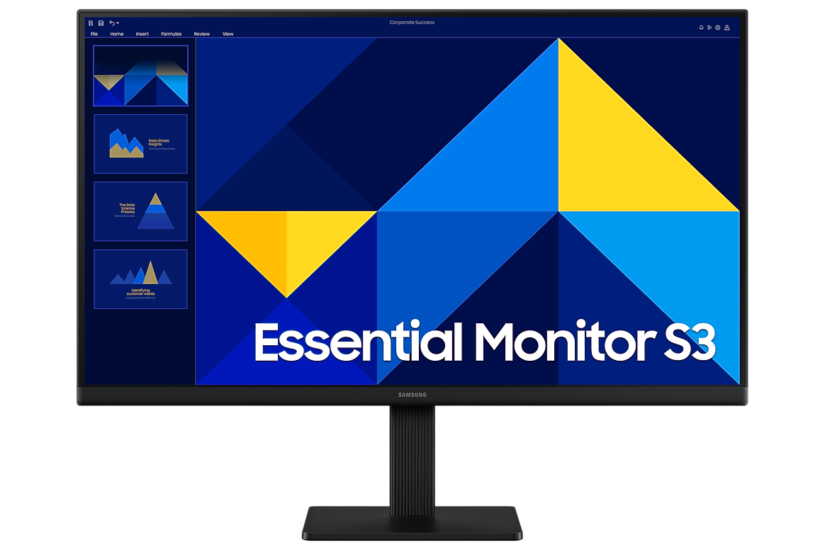 Samsung 24 inch Essential Monitor S3 S30GD front