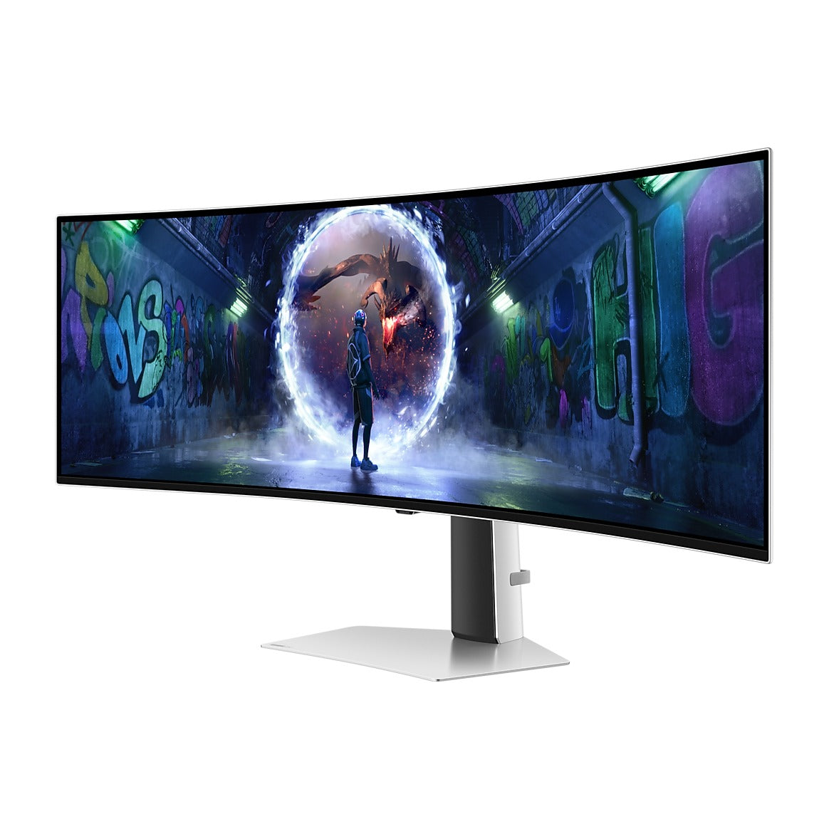 Samsung 49 Inch Odyssey OLED G9 (G93SD) Super Ultrawide Curved Gaming Monitor | QD-OLED DQHD 5120 x 1440, 240Hz, 0.03ms