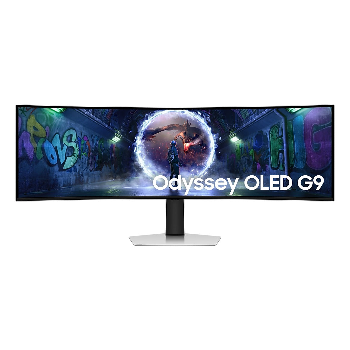 Samsung 49 Inch Odyssey OLED G9 (G93SD) Super Ultrawide Curved Gaming Monitor | QD-OLED DQHD 5120 x 1440, 240Hz, 0.03ms