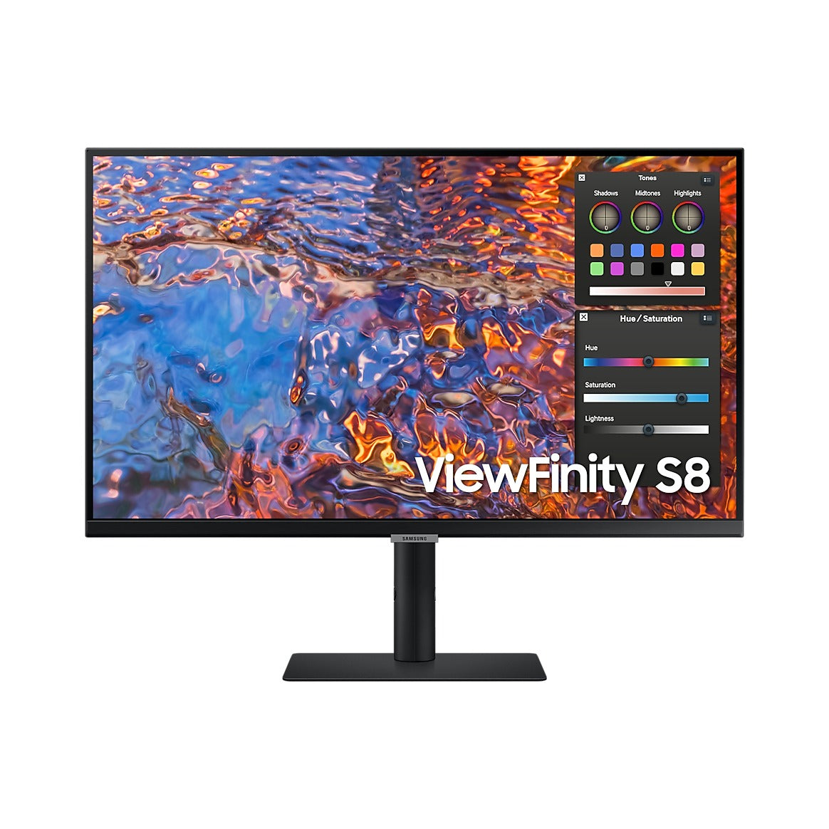 Samsung 27 Inch ViewFinity S8 (S80PB) 4K UHD Monitor | IPS, 98% DCI-P3, DisplayHDR 400, USB-C 90W, Matte Screen
