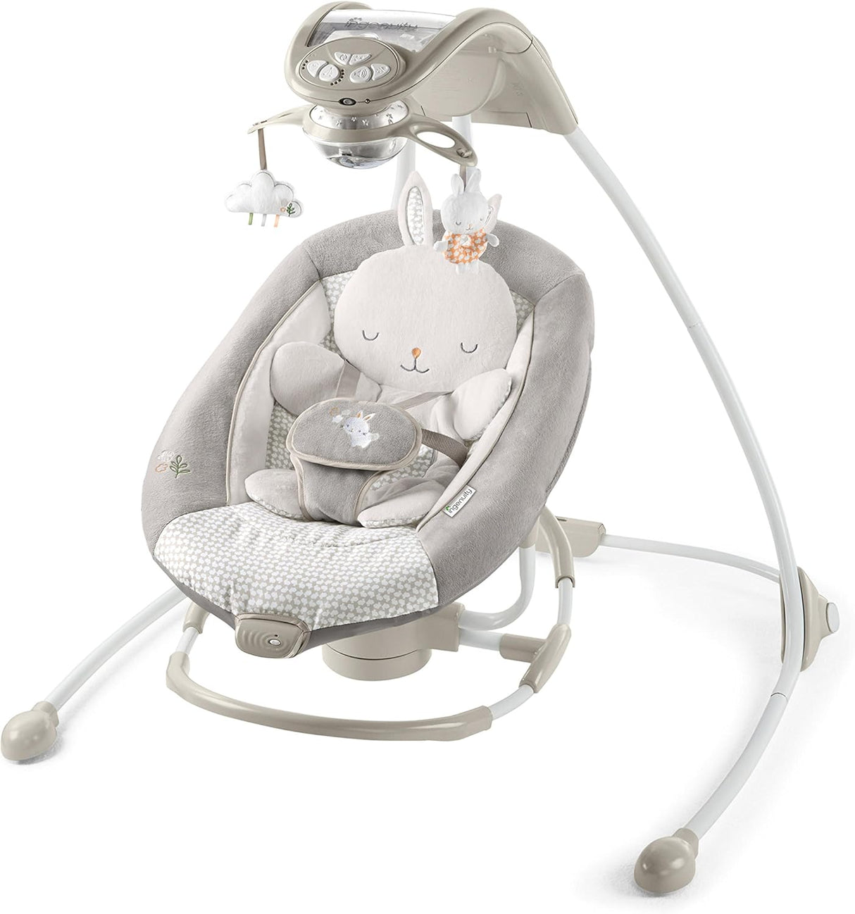 Ingenuity InLighten 2-in-1 Baby Swing & Rocker with Attached Toys
