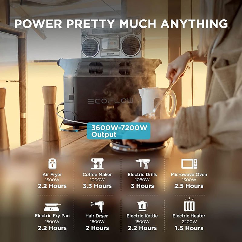 EcoFlow DELTA Pro Portable Power Station 3600Wh 3600W Kenya