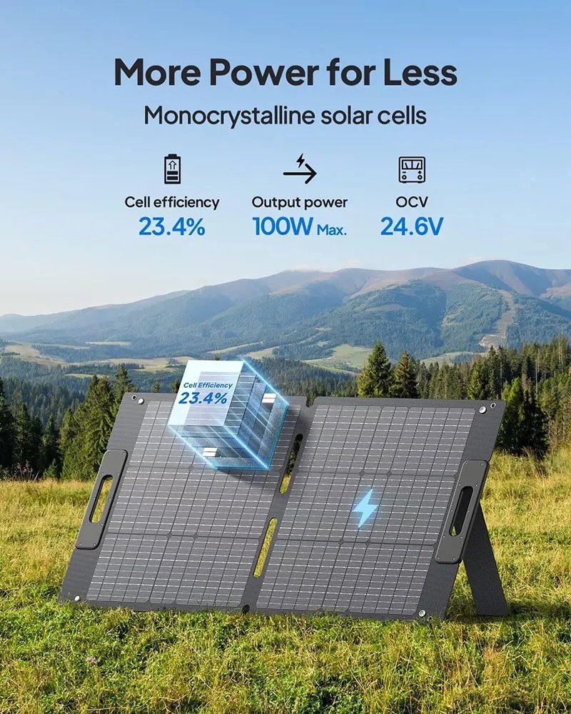 BLUETTI PV100 100W Portable Solar Panel Foldable Kenya