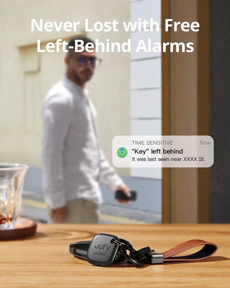 Eufy Security SmartTrack Link – Smart Tracker & Bluetooth Finder for Android, Keys, Bags & Valuables