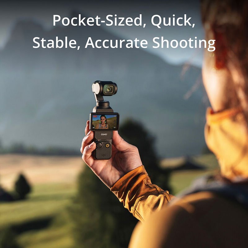 DJI Osmo Pocket 3 Standard Combo – 1-Inch CMOS, 4K/120fps, 3-Axis Stabilization & ActiveTrack 6.0