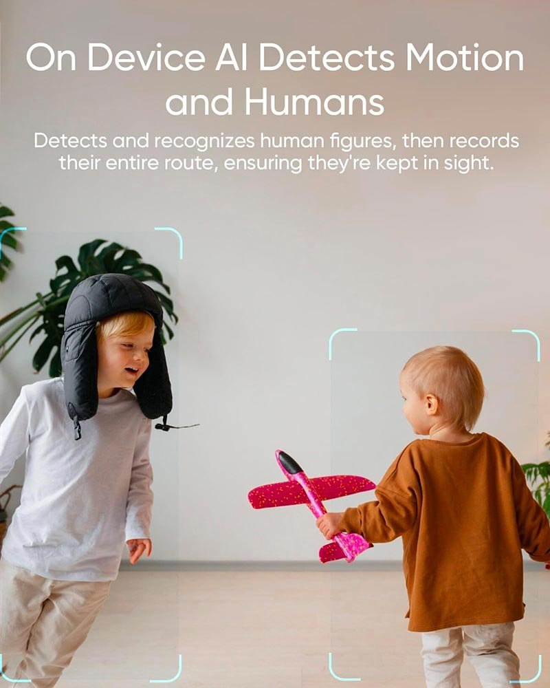 Eufy Indoor Cam C220 2K 360° Pan & Tilt Security Camera – AI Human Detection, Privacy Mode, No Monthly Fee