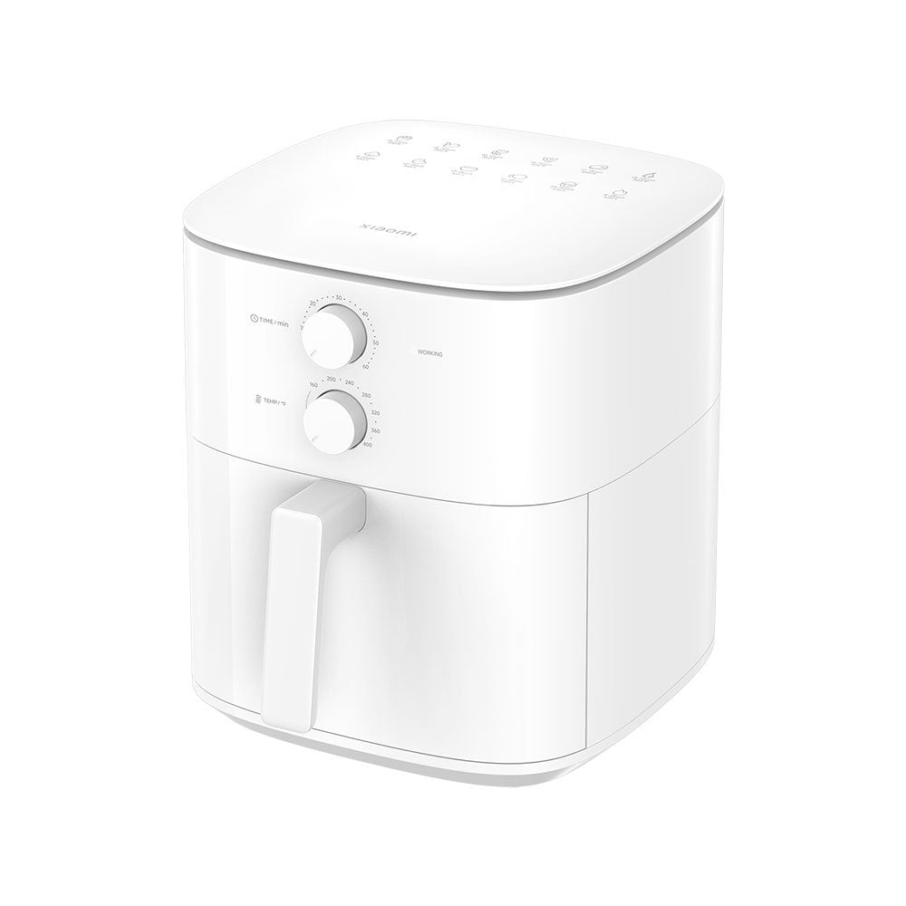 Xiaomi Air Fryer Essential 6L, Smart Air Fryer with App Control, OLED Touch Display, 360° Hot Air Circulation, Non-Stick Dishwasher Safe Basket, Low Noise, Auto Shut-Off, 40°C–200°C, UK Plug, Cooks for 5–6 People