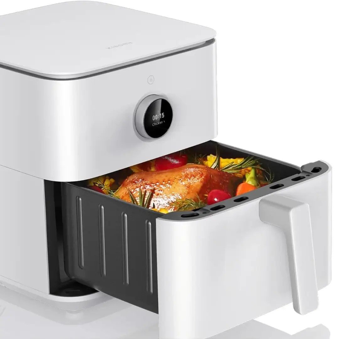 Xiaomi Mi Smart Air Fryer 6.5L – 360° Convection, App Control, 100 Recipes, Google Assistant, Non-Stick