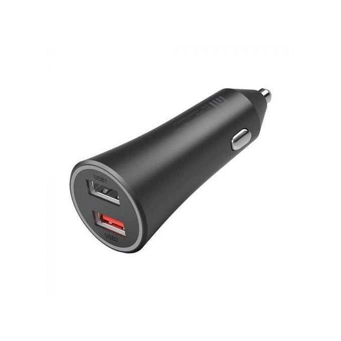 Xiaomi 37W Dual Port Car Charger Kenya | 27W Fast Charging Car Charger, Dual USB High Speed Car Phone Charger, LED Ring Indicator, Compatible All Phones, Xiaomi Car Charger Kenya