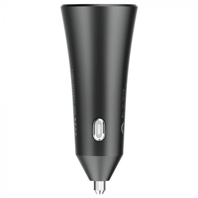 Xiaomi 37W Dual Port Car Charger Kenya | 27W Fast Charging Car Charger, Dual USB High Speed Car Phone Charger, LED Ring Indicator, Compatible All Phones, Xiaomi Car Charger Kenya