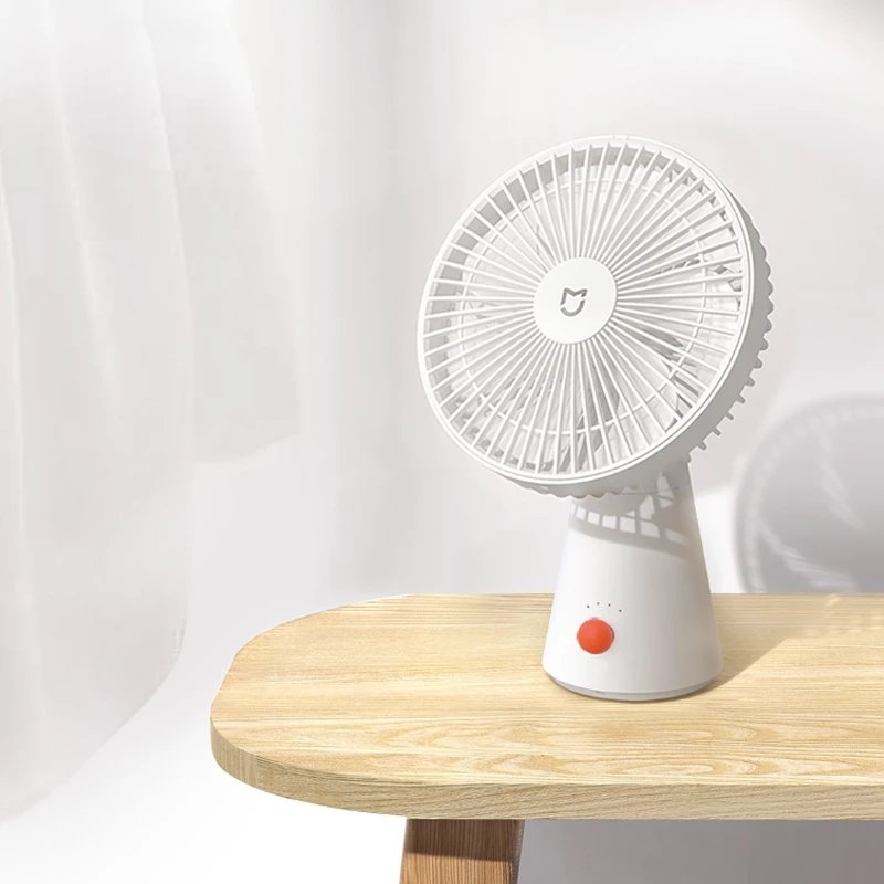 Xiaomi Rechargeable Mini Fan Kenya | Portable Desktop Fan, Quiet USB Rechargeable Table Fan, Compact Personal Desk Fan for Home Office & Bedroom, Small Portable Fan Kenya
