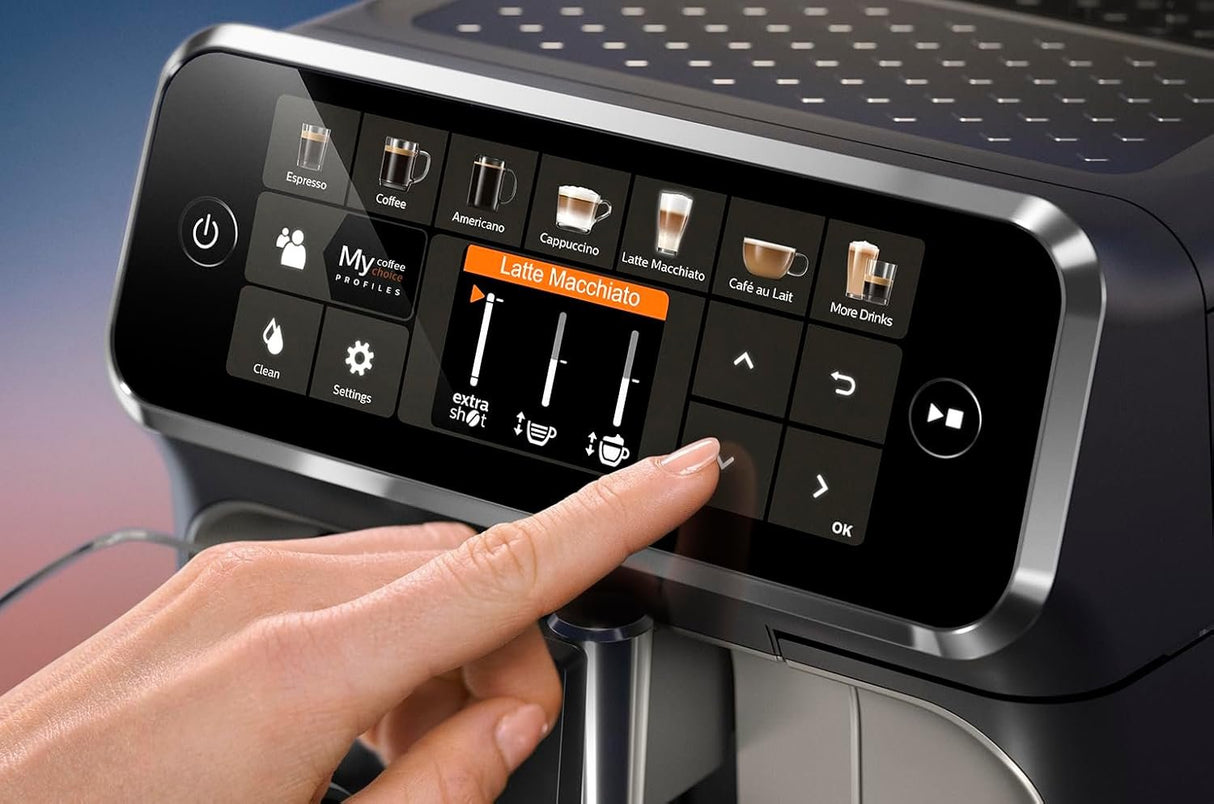 Philips 2200 Series Fully Automatic Espresso Machine | Classic Milk Frother & Touch Display