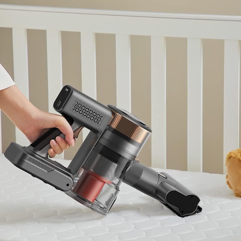 Deerma VC80 Cordless Handheld Vacuum Cleaner 25Kpa Powerful Suction Smart Screen Display 55m Long Battery Life | 1+3 Brush Head | Power Core Micro 6 High-Speed | Double Filter Element |- Black