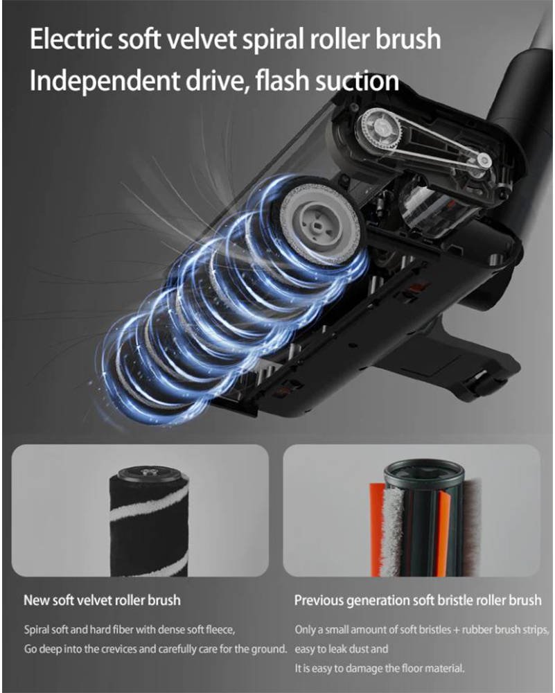 Deerma Cordless Wet & Dry Vacuum Cleaner โ Portable Handheld Wireless Vacuum & Hoover for Wet Spills & Dry Messes, Home & Car
