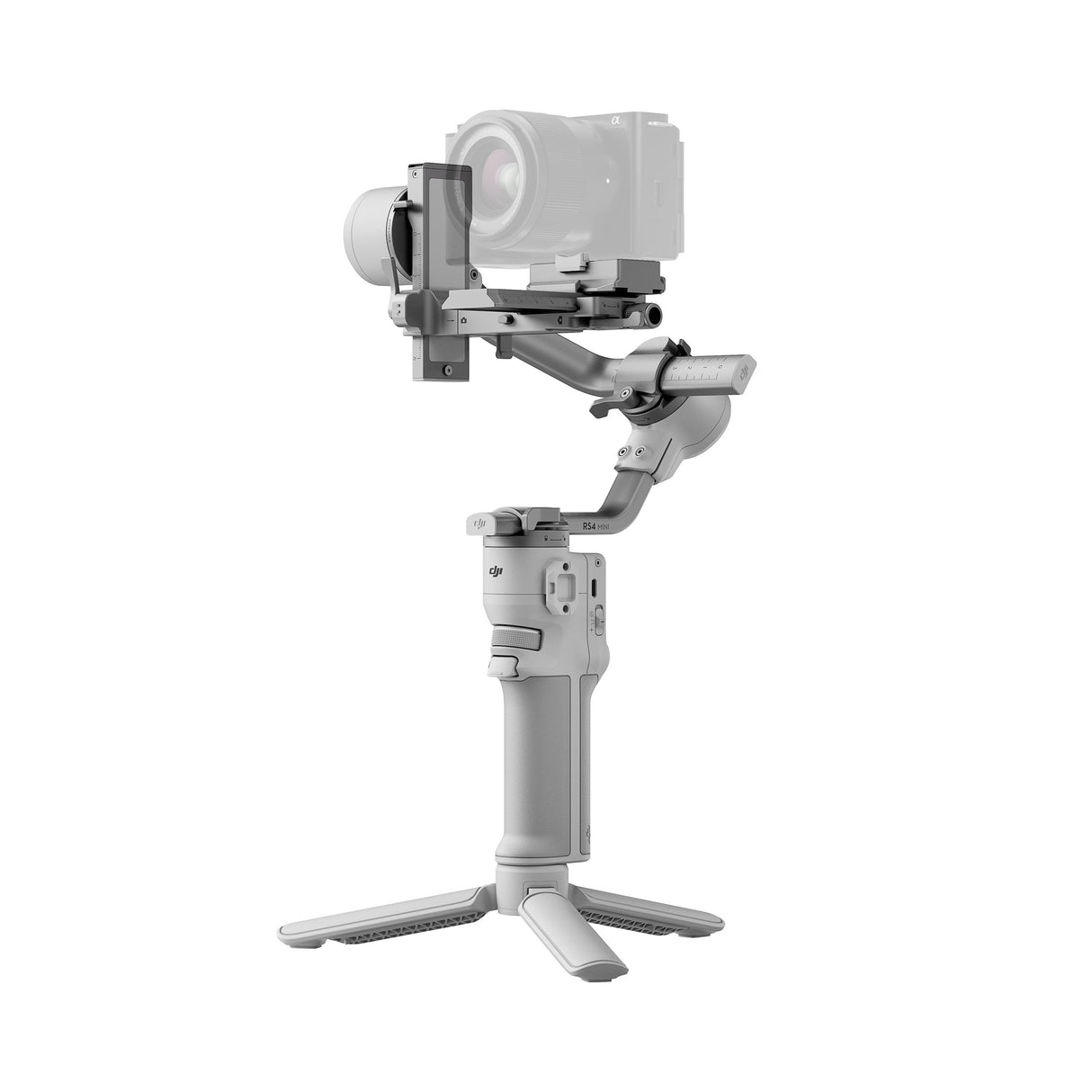 DJI RS 4 Mini Gimbal Stabiliser โ 2kg Payload, 3-Axis Camera Stabiliser for Mirrorless, Vertical Shooting