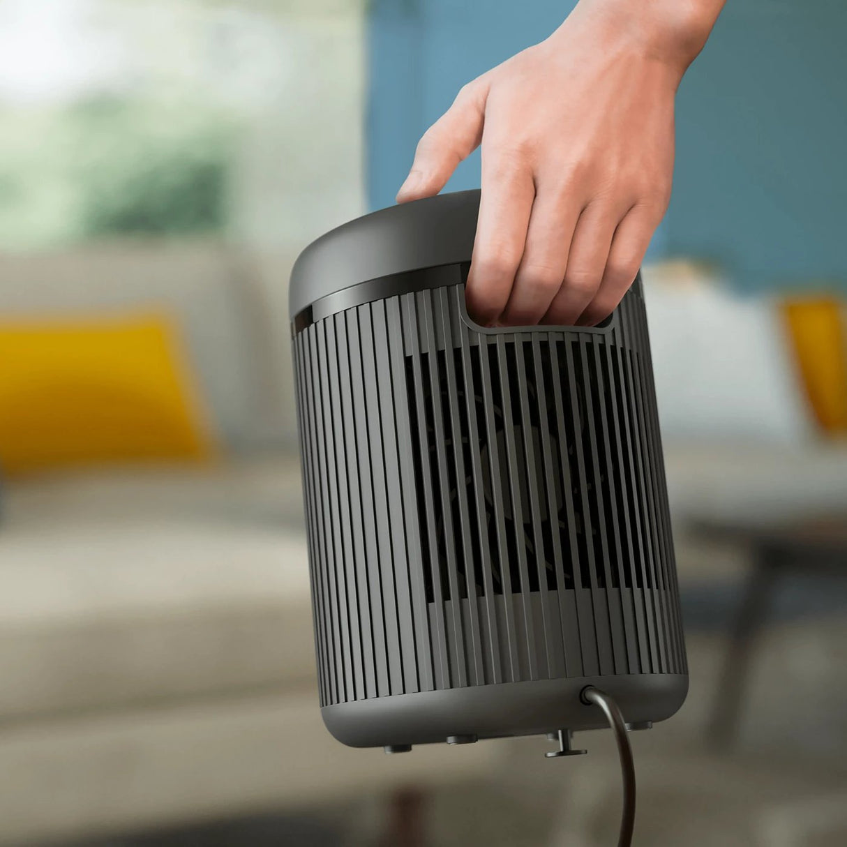 Philips 2000 Series Ceramic Fan Heater 1500W - Rapid 2-Second Heating, Ultra-Quiet, 5 Modes, Portable Room Heater