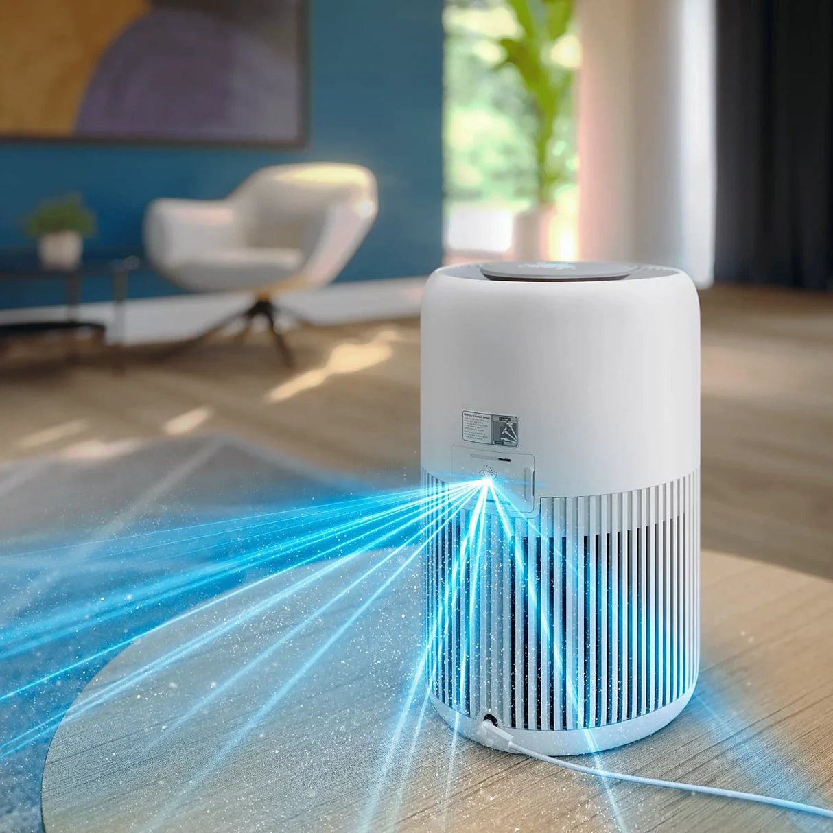 Philips PureProtect Mini 900 Series Air Purifier - HEPA Filtration, Cleans Rooms up to 65m2, Ultra-Quiet, Removes 99.97% of Particles