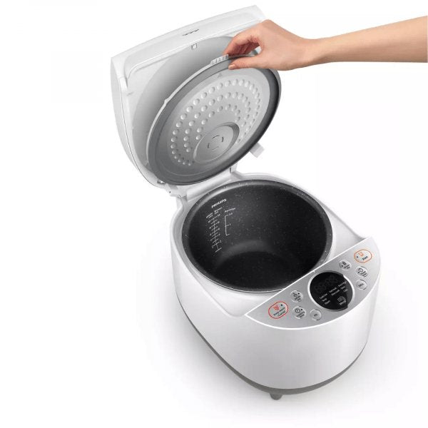 Philips Digital Rice Cooker 1.8L - Smart 3D Heating, 10 Cooking Menus, Keep Warm, Digital Display, Detachable Inner Lid