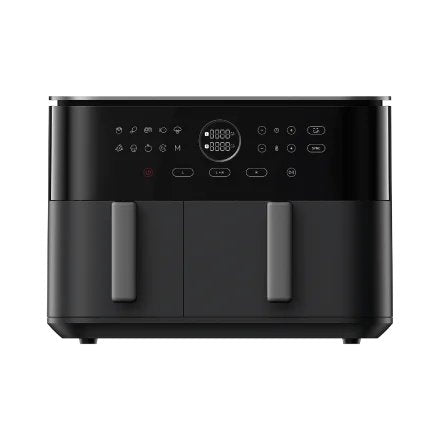 Xiaomi Dual Zone Air Fryer 10L – Large Dual-Basket Air Fryer, Cook Two Foods at Once, Sync Finish, Family Size