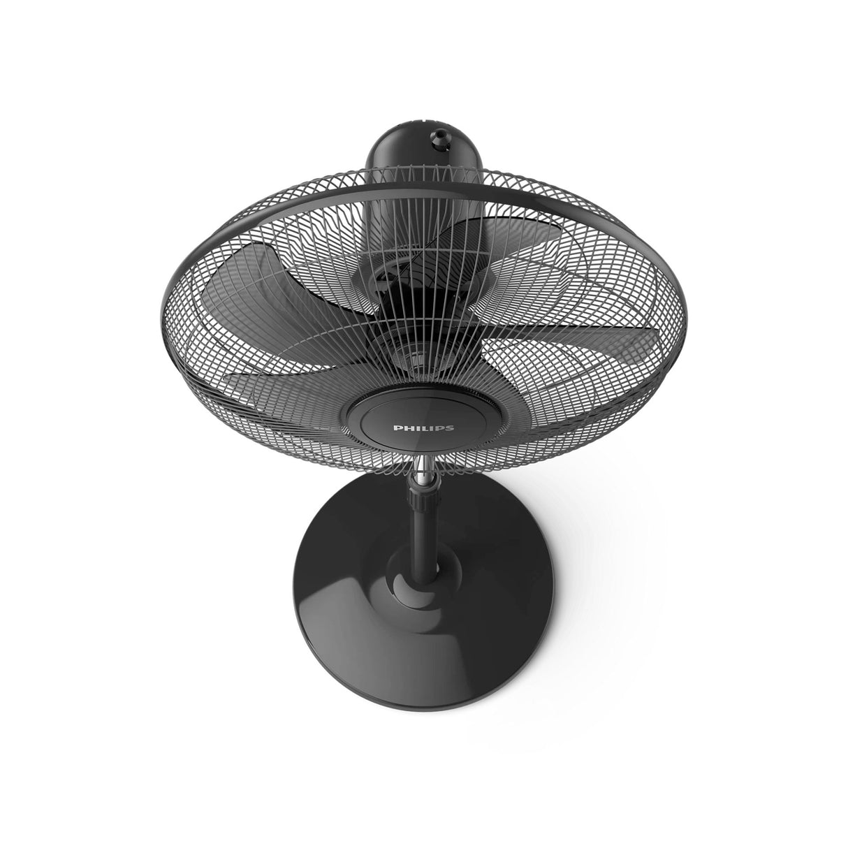 Philips Series 600 Pedestal Fan - 3250 m3/h Airflow, Quiet 40dB Operation, 45cm Head, Tiltable & Oscillating, Adjustable Height
