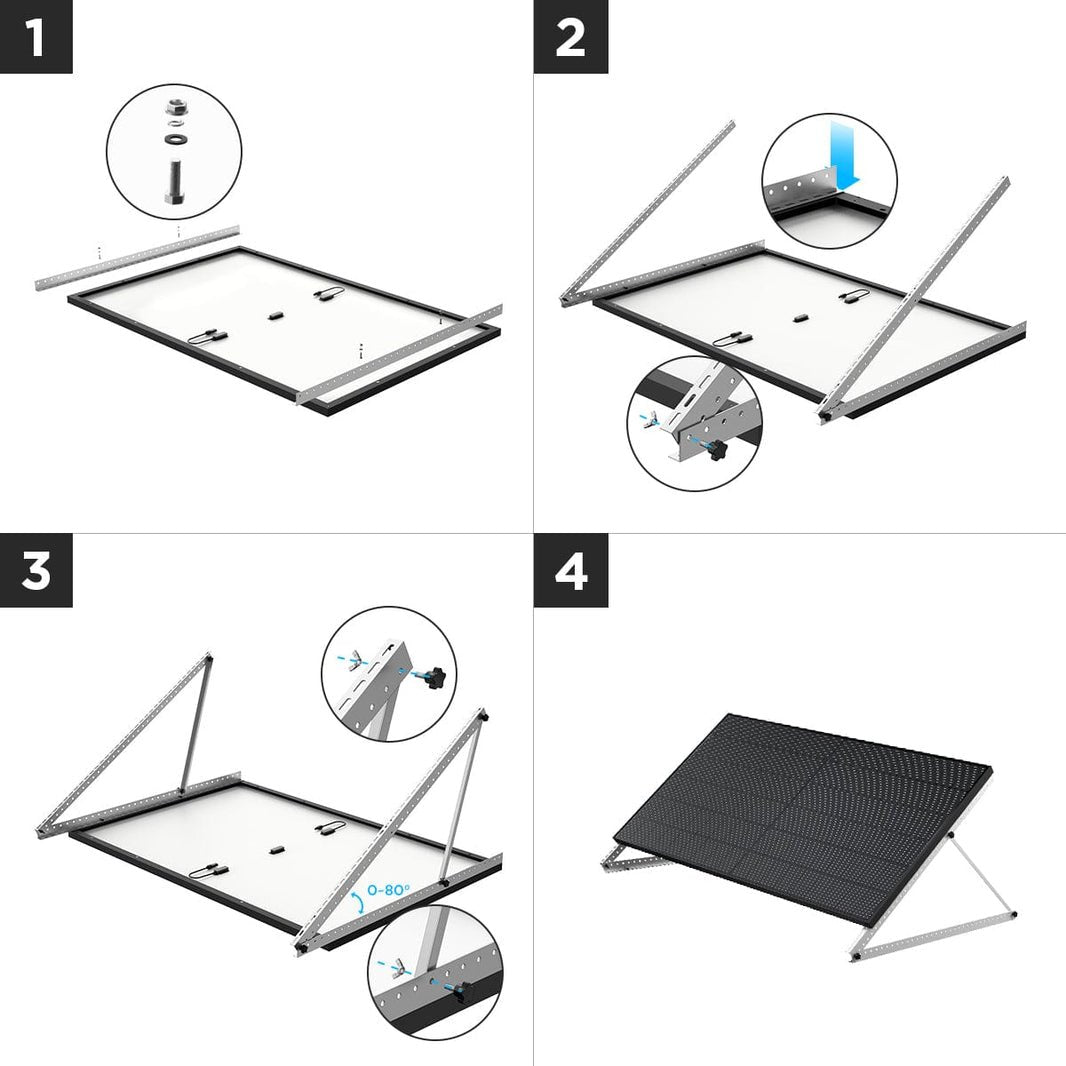 EcoFlow Solar Panel Tilt Mount Bracket 50" | Kenya