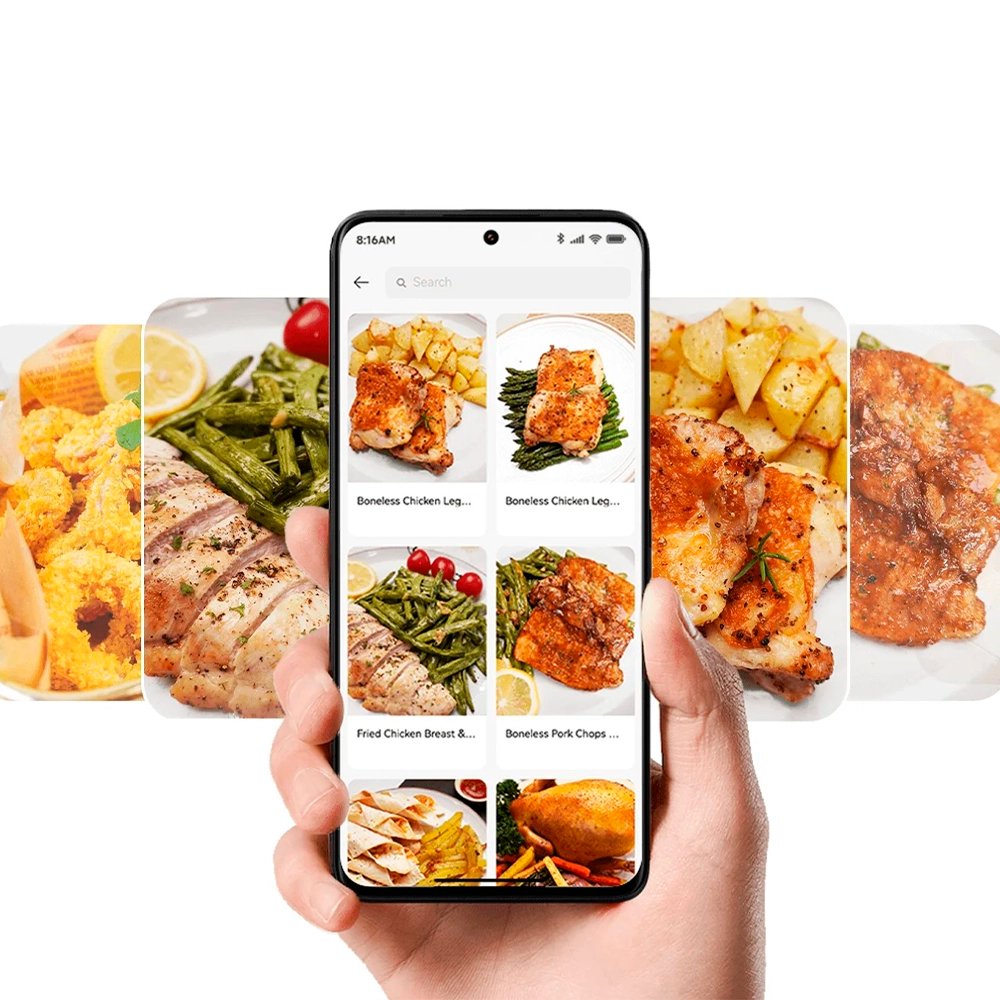 Xiaomi Smart Double Stack Air Fryer 12L – Large Capacity Dual-Basket Air Fryer, 2800W High-Power Rapid 360° Hot Air Cooking, 14 Preset Modes, HD Touch Display, App & Schedule