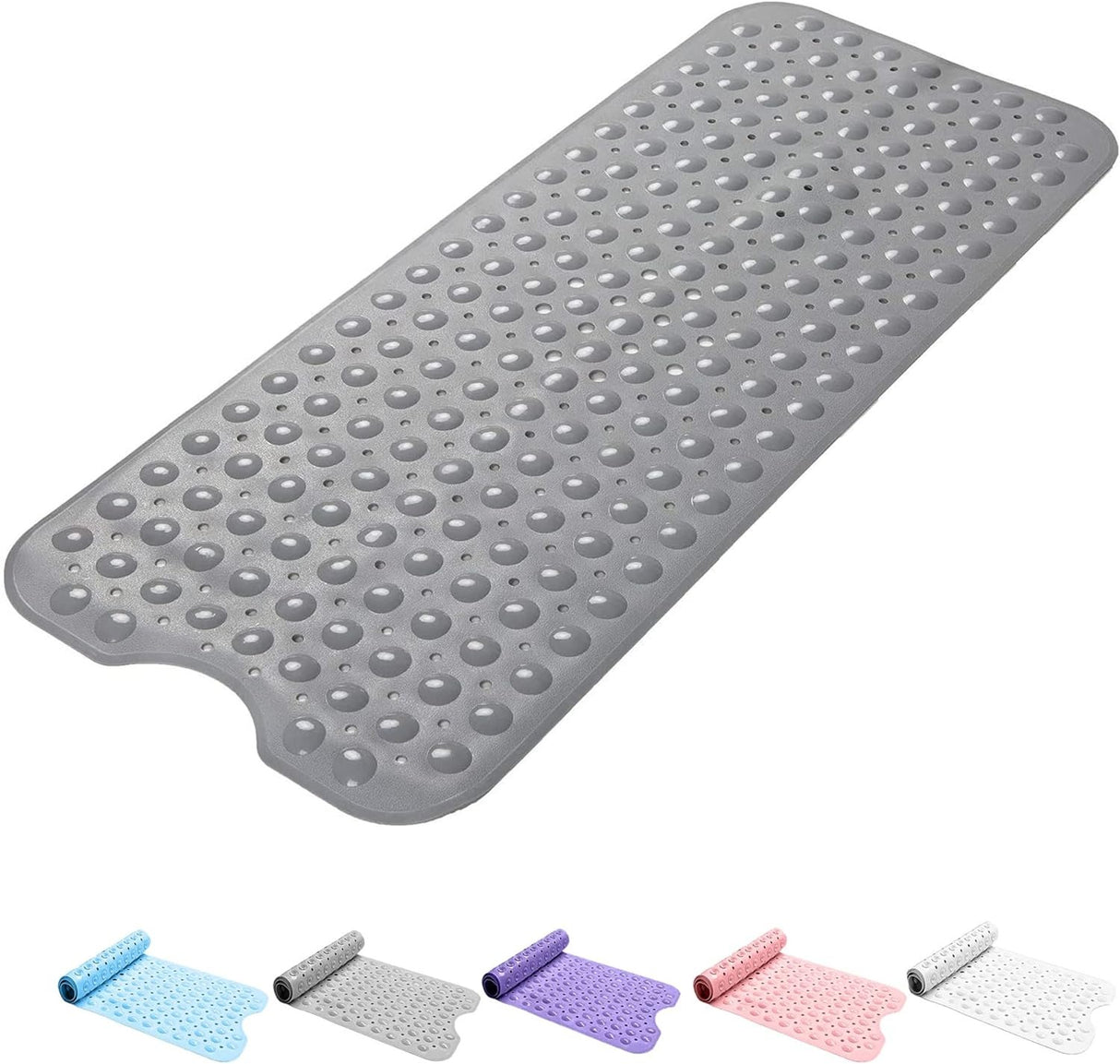 Bath Mat Non Slip Anti-Slip with Suction Cups and Drain Holes For Bathtub