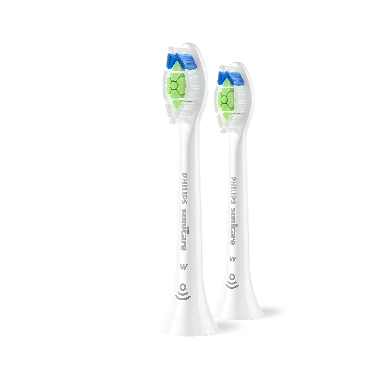 Philips Sonicare Optimal White Replacement Brush Heads 2-Pack - Medium Soft Bristles, Stain Removal Design