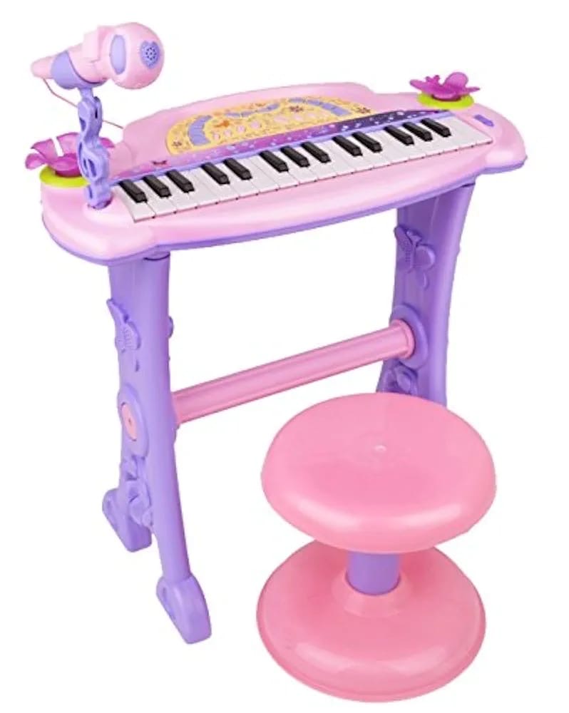 🎹 Electronic Symphonic Piano Keyboard Educational Toy with MP3 Input & Microphone