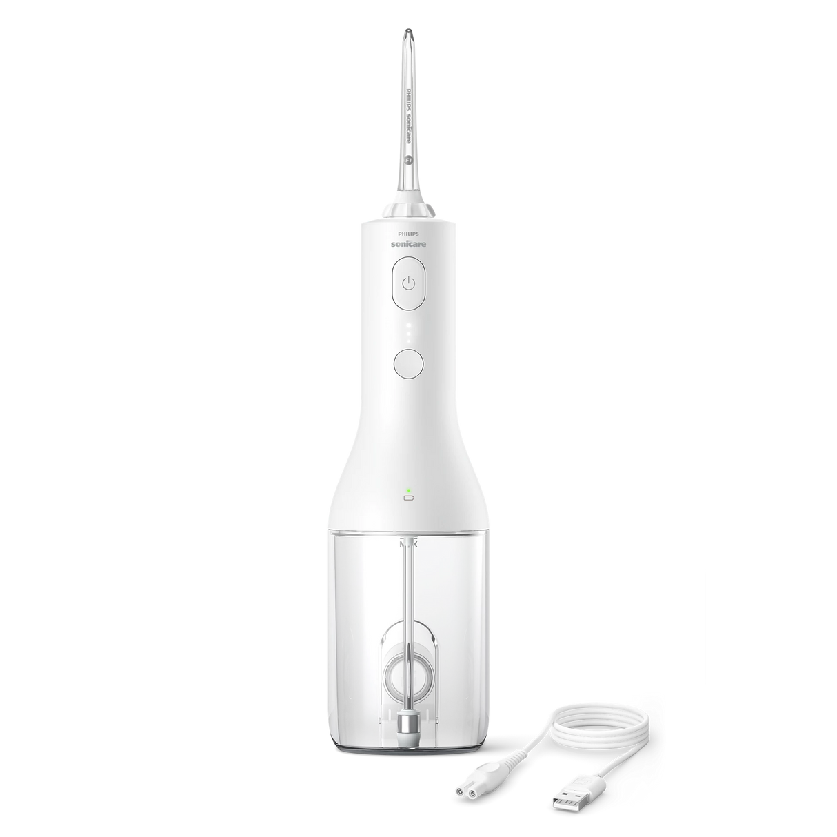 Philips Sonicare Cordless Power Flosser 2000 - 360 Rotation Nozzle, 250ml Reservoir, USB-C Charging, 3 Intensities